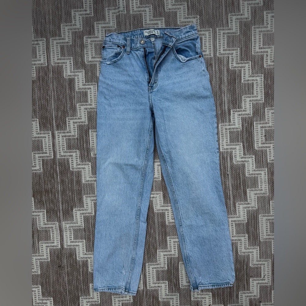 Abercrombie & Fitch Light Blue Straight Leg Jeans
